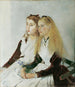 Die Nichten des Künstlers, Elisabeth und Maja - Anton Romako — Ansicht des Kunstwerks