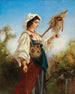 Fileuse romaine - Anton Romako — vista dell’opera