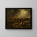Sturm auf See - Anton Romako — gerahmtes Bild an der Wand
