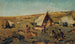 Campo nomadi nella Puszta - Anton Romako — vista dell’opera
