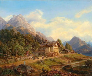 Anton Schiffer - Partie Am Hintersee In Der Ramsau Bey Berchtesgaden.webp