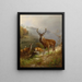 Rotwild - Anton Schmitz — gerahmtes Bild an der Wand