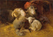Sheep in the Stable - Anton Schrödl — artwork view