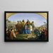 Multiplication des pains - Anton von Perger — gerahmtes Bild an der Wand