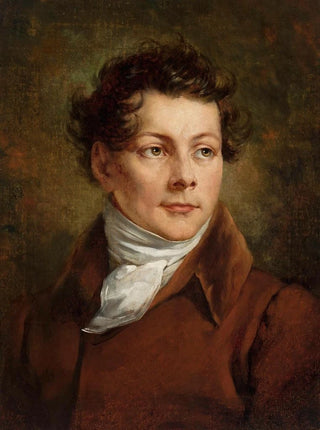 Antoni Brodowski - Portrait of Karol Brodowski artists brother.webp