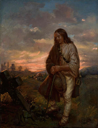 Antoni Kozakiewicz - Highlander at a grave.webp