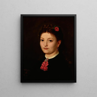 Antoni Kozakiewicz - Portrait of a Young Woman.webp
