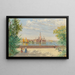 Venedig, Blick auf San Giorgio von den Gärten - Antonietta Brandeis — gerahmtes Bild an der Wand