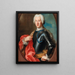Portrait eines Adligen - Antonio David — gerahmtes Bild an der Wand