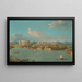 Pula mit dem Amphitheater von Pula - Antonio Joli — gerahmtes Bild an der Wand