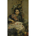 Ein Mädchen - Antonio Mancini — Ansicht des Kunstwerks
