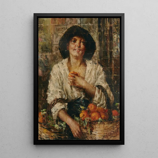 Antonio Mancini - Venditrice daranci.webp