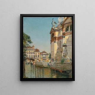 Antonio Mara de Reyna Manescau - On The Side Of Santa Maria Della Salute.webp