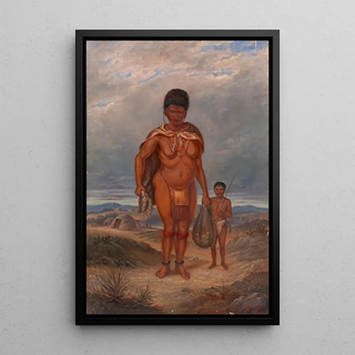 Antonio Zeno Shindler - Hottentot Woman and Children.webp
