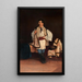 Modern Greek Painting - Antonio Zeno Shindler — framed artwork on a wall