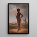 Homme Niam-Niam - Antonio Zeno Shindler — framed artwork on a wall