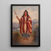 Peruvian Indian Painting - Antonio Zeno Shindler — framed artwork on a wall