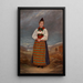 Dame Suédoise - Antonio Zeno Shindler — framed artwork on a wall
