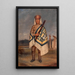 Indian Tlingit Painting - Antonio Zeno Shindler — framed artwork on a wall