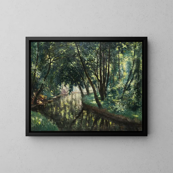 Naturmorte im Wald - Antonín Hudeček — gerahmtes Bild an der Wand