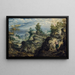 L'Ermite Onofrius nel deserto - Antonín Stevens — quadro incorniciato alla parete