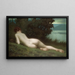 Am Seeufer - Antony Troncet — gerahmtes Bild an der Wand