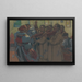 Samko Dudk con il suo gruppo - Antos Frolka — quadro incorniciato alla parete