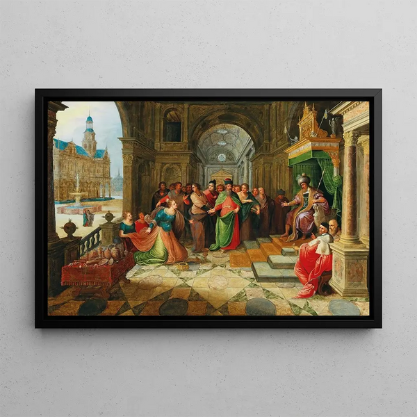 Antwerp School - King Solomon and the Queen of Sheba.webp