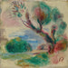 Albero a Cagnes, il mare in lontananza - Pierre — vista dell’opera