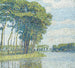 Trees by the canal - Paul Baum — artwork view