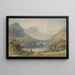 Bergsee - Archer Stanley — gerahmtes Bild an der Wand