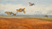 Una compagnia di pernici grigie in volo - Archibald Thorburn — vista dell’opera
