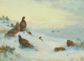 Archibald Thorburn - End of the season.webp