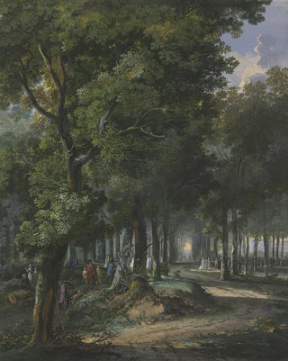Arie Lamme - Spaziergnger im Haager Wald.webp