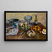 Nature morte con torte e frutta - Aristarkh Lentulov — quadro incorniciato alla parete