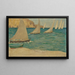 Les Régates - Aristide Maillol — gerahmtes Bild an der Wand