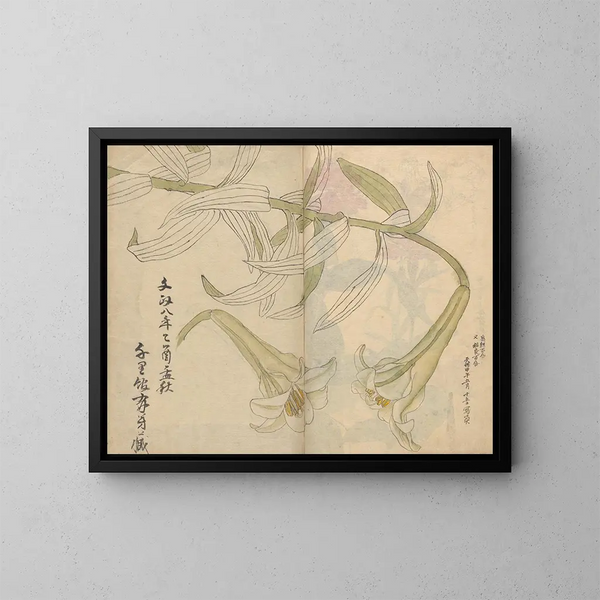 Skizzenbuch Pl012 - Ariyoshi Kondo — gerahmtes Bild an der Wand