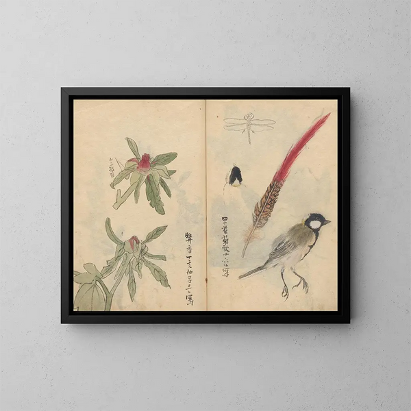 Carnet de croquis Pl053 - Ariyoshi Kondo — gerahmtes Bild an der Wand