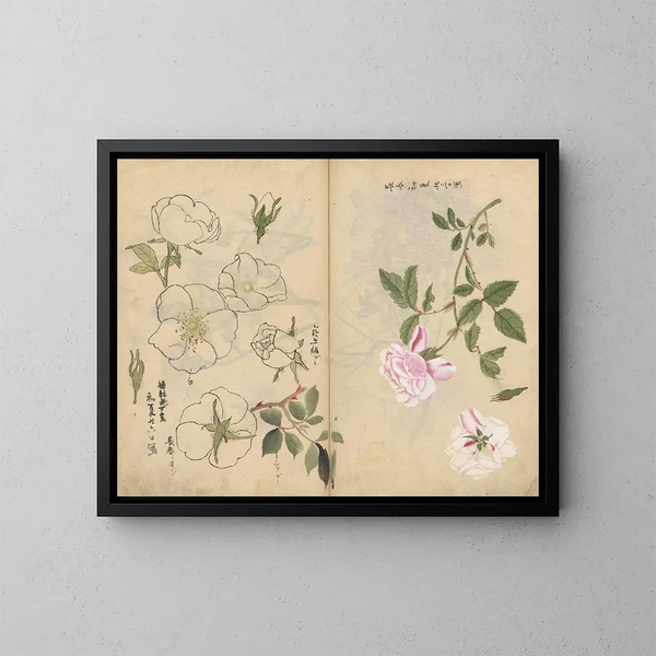 Skizzenbuch Pl107 - Ariyoshi Kondo — gerahmtes Bild an der Wand