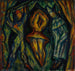 Arlequin, Colombine und Pierrot - Mark Gertler — Ansicht des Kunstwerks