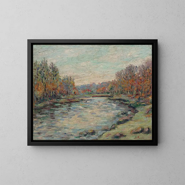 Barrage de Génetin - Armand Guillaumin — quadro incorniciato alla parete