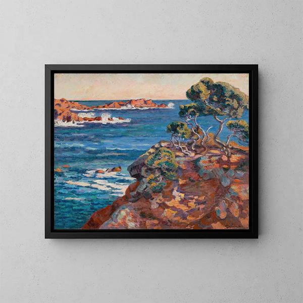 Bord de mer à Agay - Armand Guillaumin — quadro incorniciato alla parete