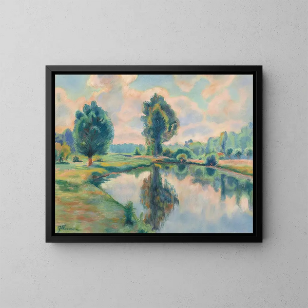 Bord de rivière - Armand Guillaumin — quadro incorniciato alla parete