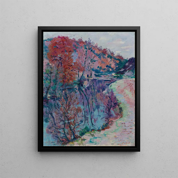 Bords de la Sedelle Crozant - Armand Guillaumin — quadro incorniciato alla parete