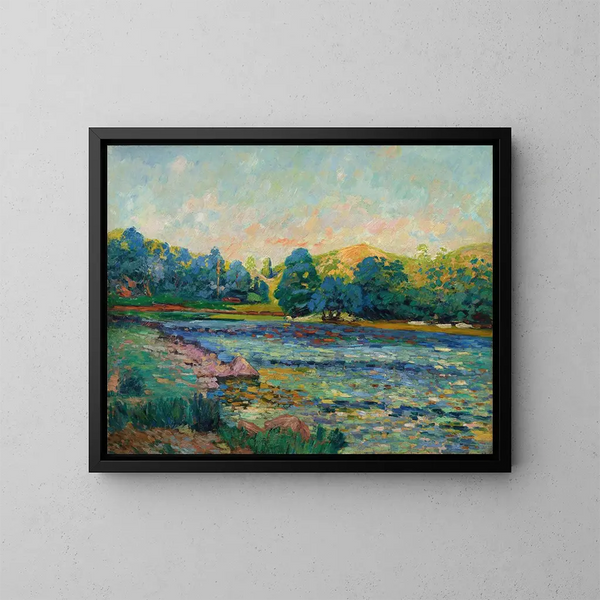 Bords de rivière - Armand Guillaumin — quadro incorniciato alla parete