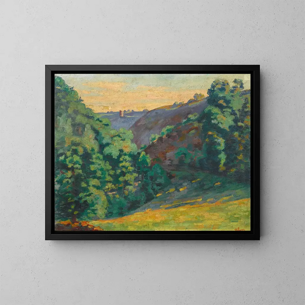 Crozant, la forra della Sédelle, la Folie - Armand Guillaumin — quadro incorniciato alla parete