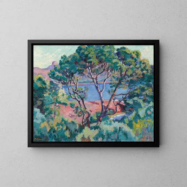 La Baie d'Agay - Armand Guillaumin — quadro incorniciato alla parete