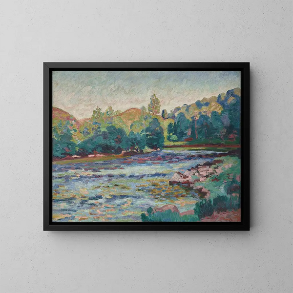 La Creuse - Armand Guillaumin — quadro incorniciato alla parete