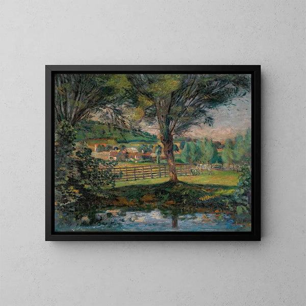 La Mare aux saules - Armand Guillaumin — quadro incorniciato alla parete
