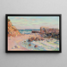 La Pierrière, Saint-Palais, auflaufende Flut - Armand Guillaumin — gerahmtes Bild an der Wand